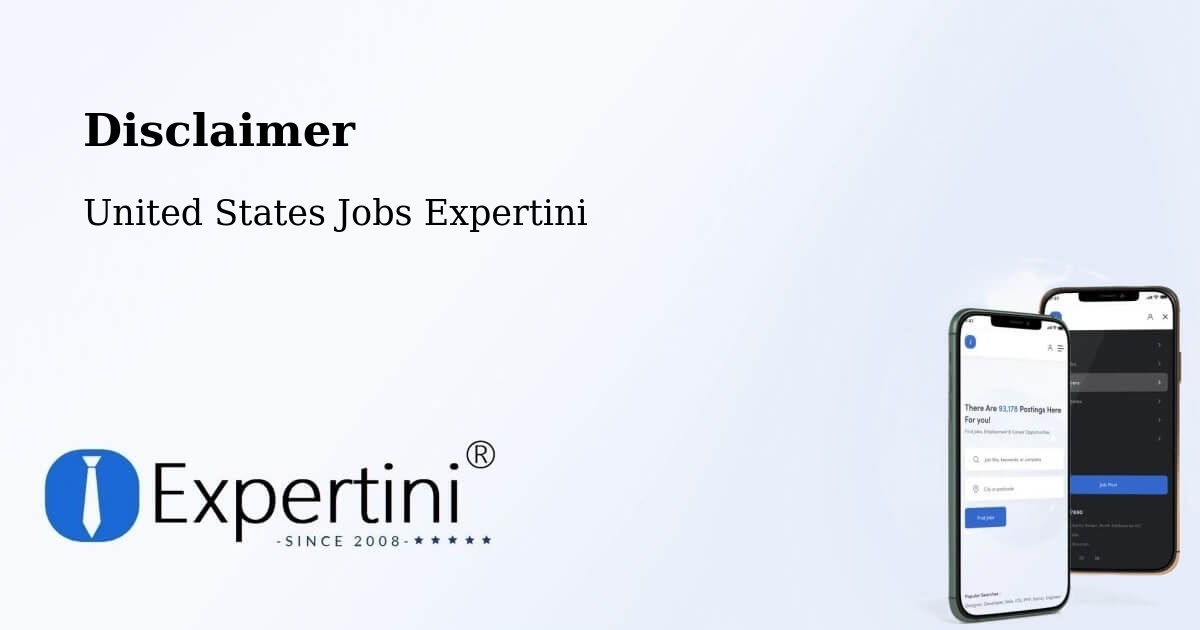 Disclaimer – Tigard - United States Jobs Expertini